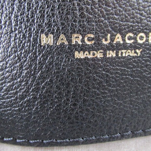 MARC JACOBS - authentic BLACK Quilted Leather Chunky Gold Chain handles handbag - Picture 6 of 7